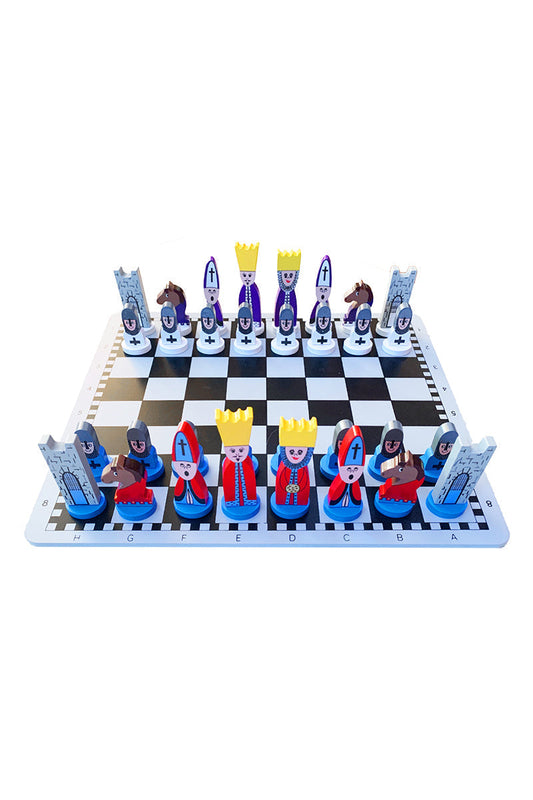 Jeu d'Échecs En Bois Éducatif pour Enfants - BlxckFR