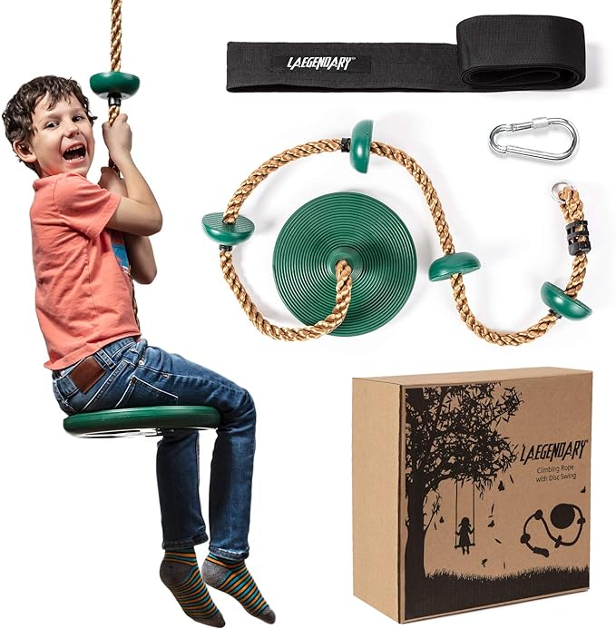 Balancoire Enfant Aventure avec Corde d'Escalade - BlxckFR