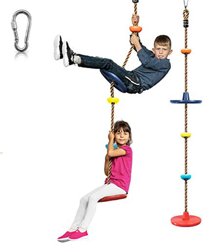 Balancoire Enfant Aventure avec Corde d'Escalade