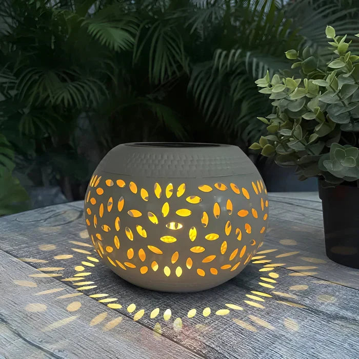 Lampe Solaire Décorative à Pois