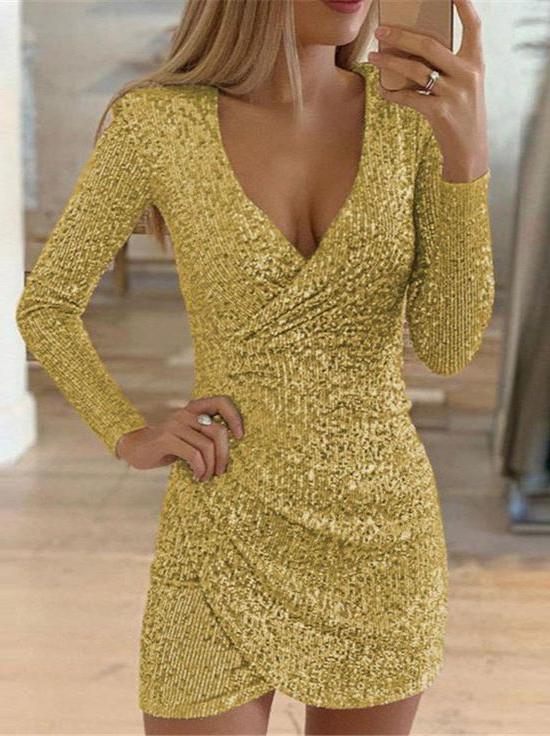 Robe Élégante Paillettes pour Femmes
