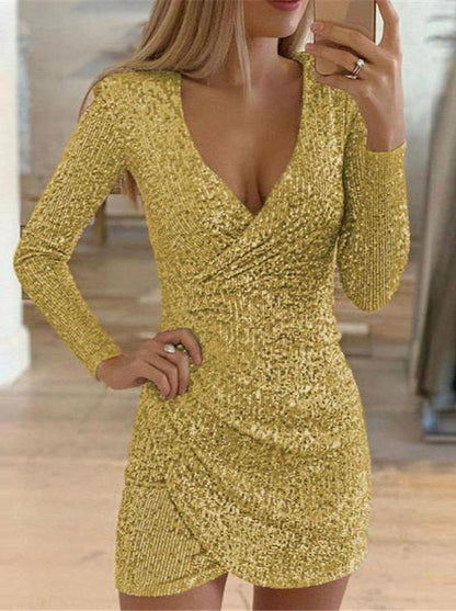 Robe Élégante Paillettes pour Femmes
