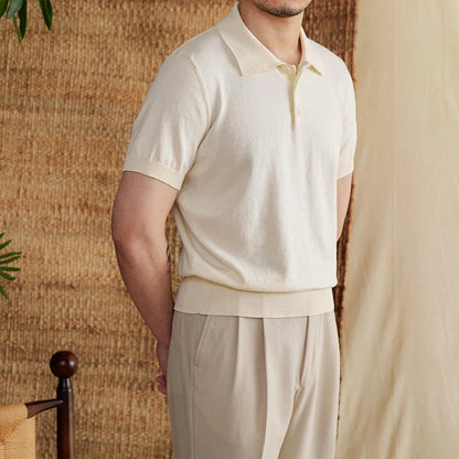 Chemise Polo Linen Respirant Classique