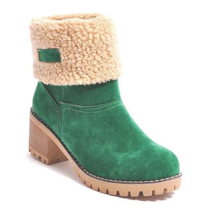 Bottes Hiver Molletonnées Fourrure Synthétique