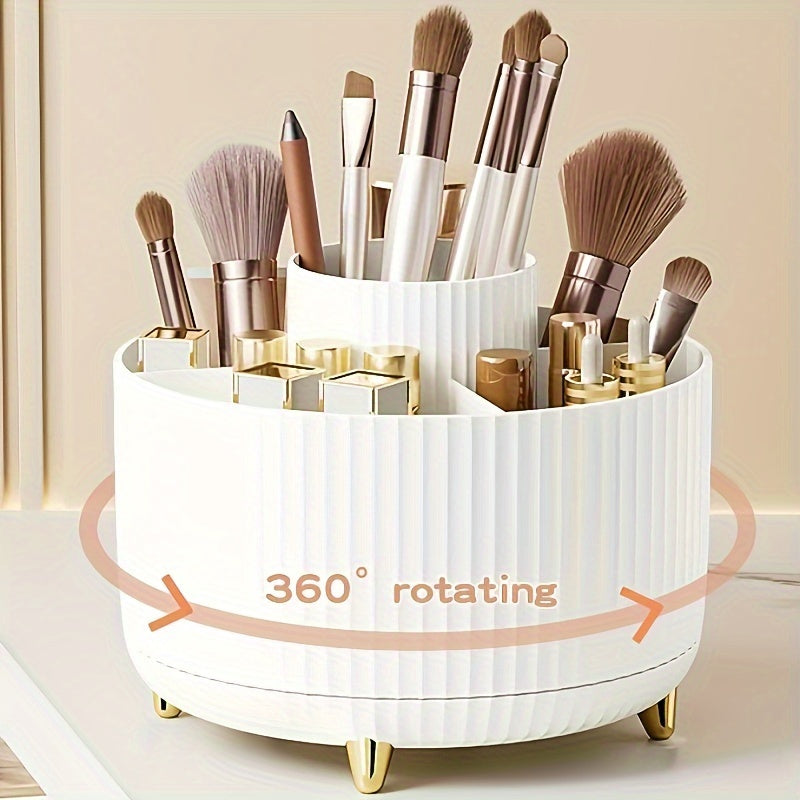 Organisateur de Maquillage Tourne Noir en Plastique
