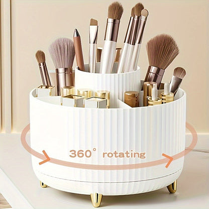 Organisateur de Maquillage Tourne Noir en Plastique