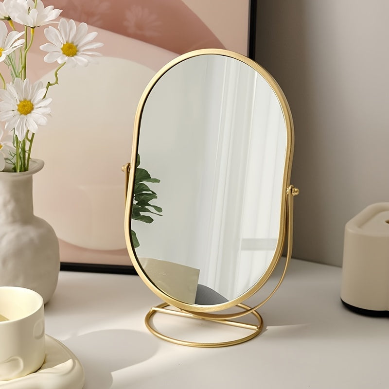 Miroir de Maquillage Portable Tournant
