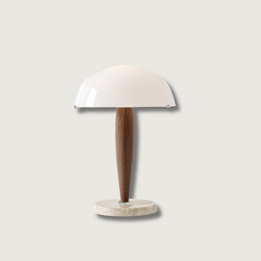 Lampe de Bureau Luxe Verre et Marbre Élégant - Foivo