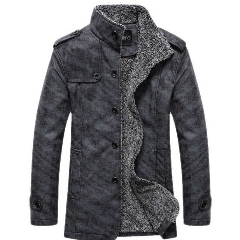 Blouson Polaire Douillet avec Fermeture Boutons