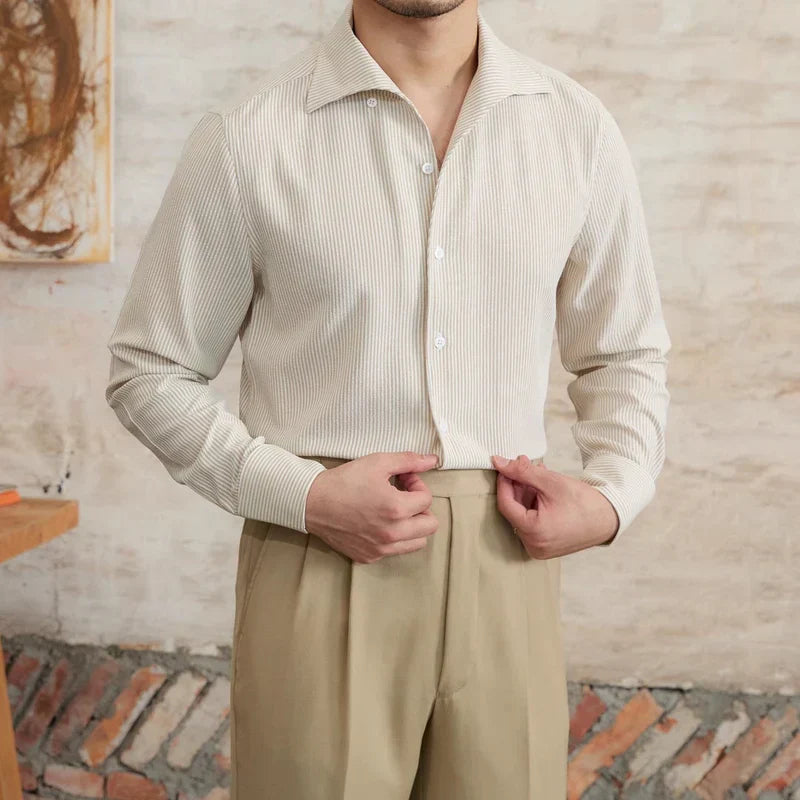 Chemise Slim Carreaux Fines Élégante - Foivo