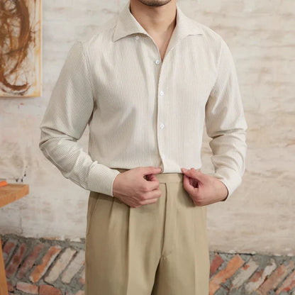 Chemise Slim Carreaux Fines Élégante - Foivo