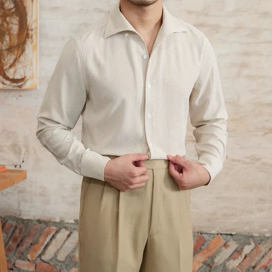 Chemise Slim Carreaux Fines Élégante - Foivo