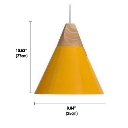 Lampe Suspendue Industrielle en Bois et Acier avec Régulateur de Hauteur