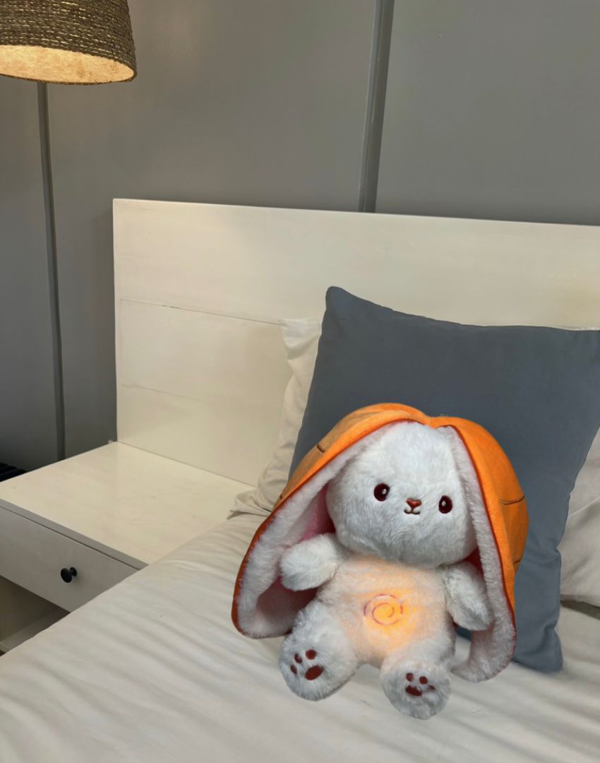 Peluche Rassurante pour Enfants - Ourson Douillet avec Musique Calmante