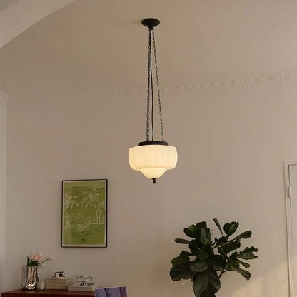 Lampe Suspendue Design Élégant Blanc