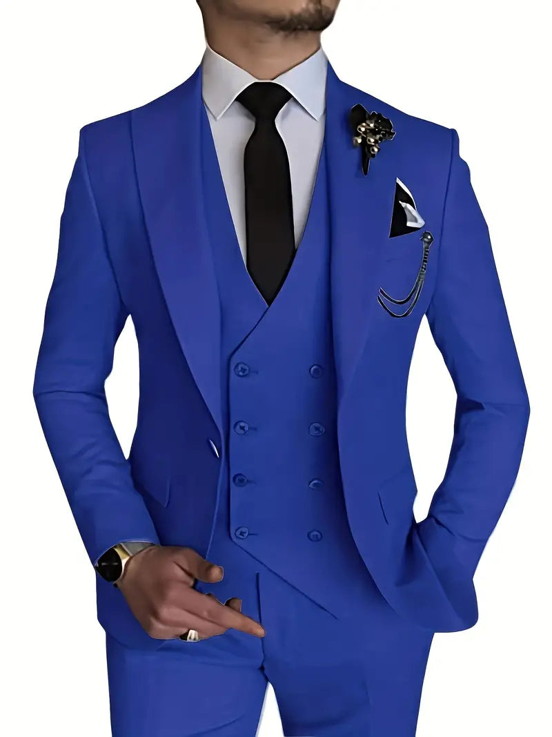 Costume 3 Pièces Homme Classique et Raffiné