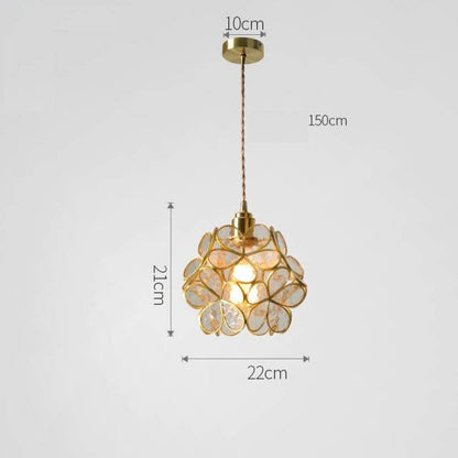 Luminaire en Verre Délicat - Élégance Raffinée pour Votre Maison