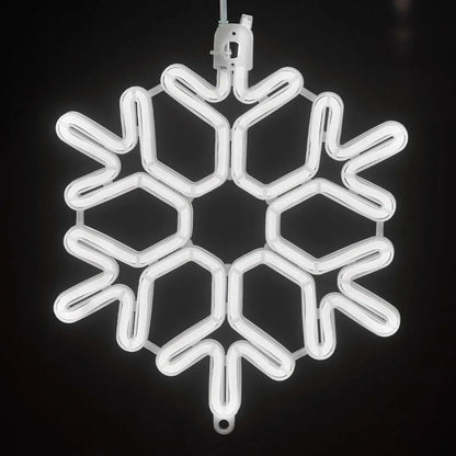 Lumière LED Flocon de Neige Imperméable - Décor Noël Exterieur