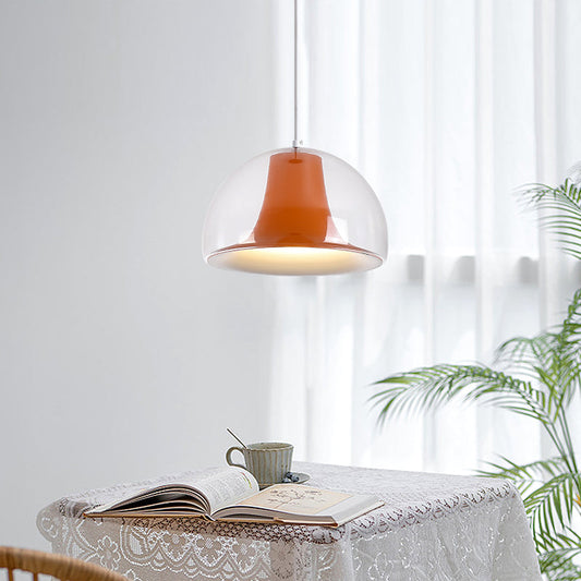 Luminaire Suspendu Élégant en Verre et Métal - Foivo