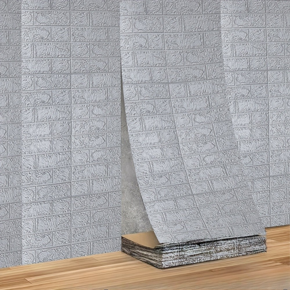 Panneaux Muraux Auto-Adhésifs Texture 3D Étanches Décoratif