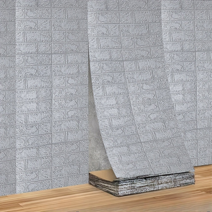 Panneaux Muraux Auto-Adhésifs Texture 3D Étanches Décoratif