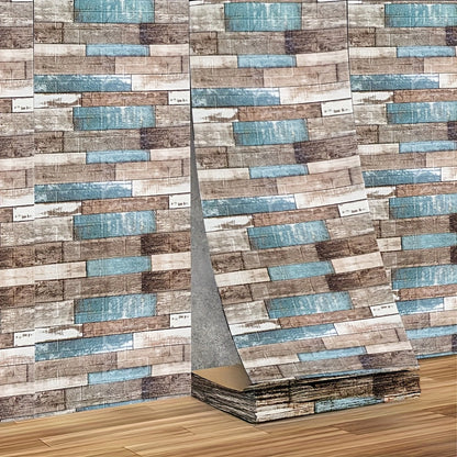 Panneaux Muraux Auto-Adhésifs Texture 3D Étanches Décoratif