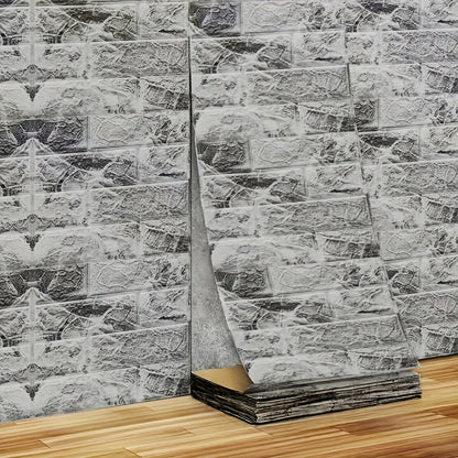 Panneaux Muraux Auto-Adhésifs Texture 3D Étanches Décoratif