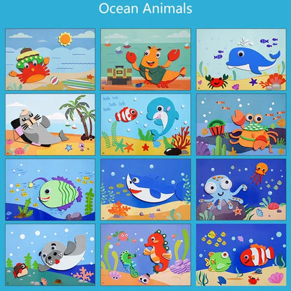 Kit Créatif 3D - Crée tes Propres Autocollants Animaux
