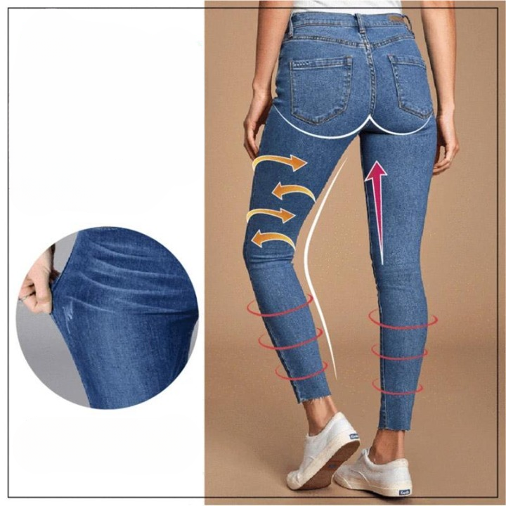 Lily - Collants Jeans Élégants - BlxckFR