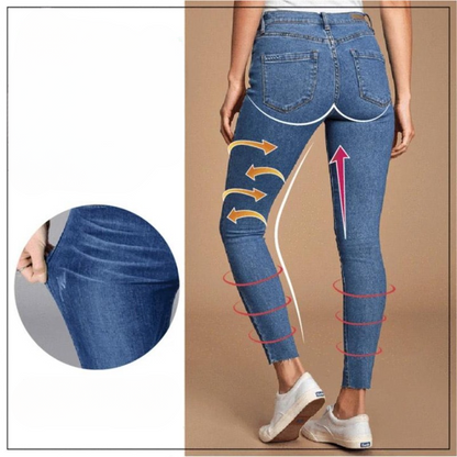 Lily - Collants Jeans Élégants - BlxckFR
