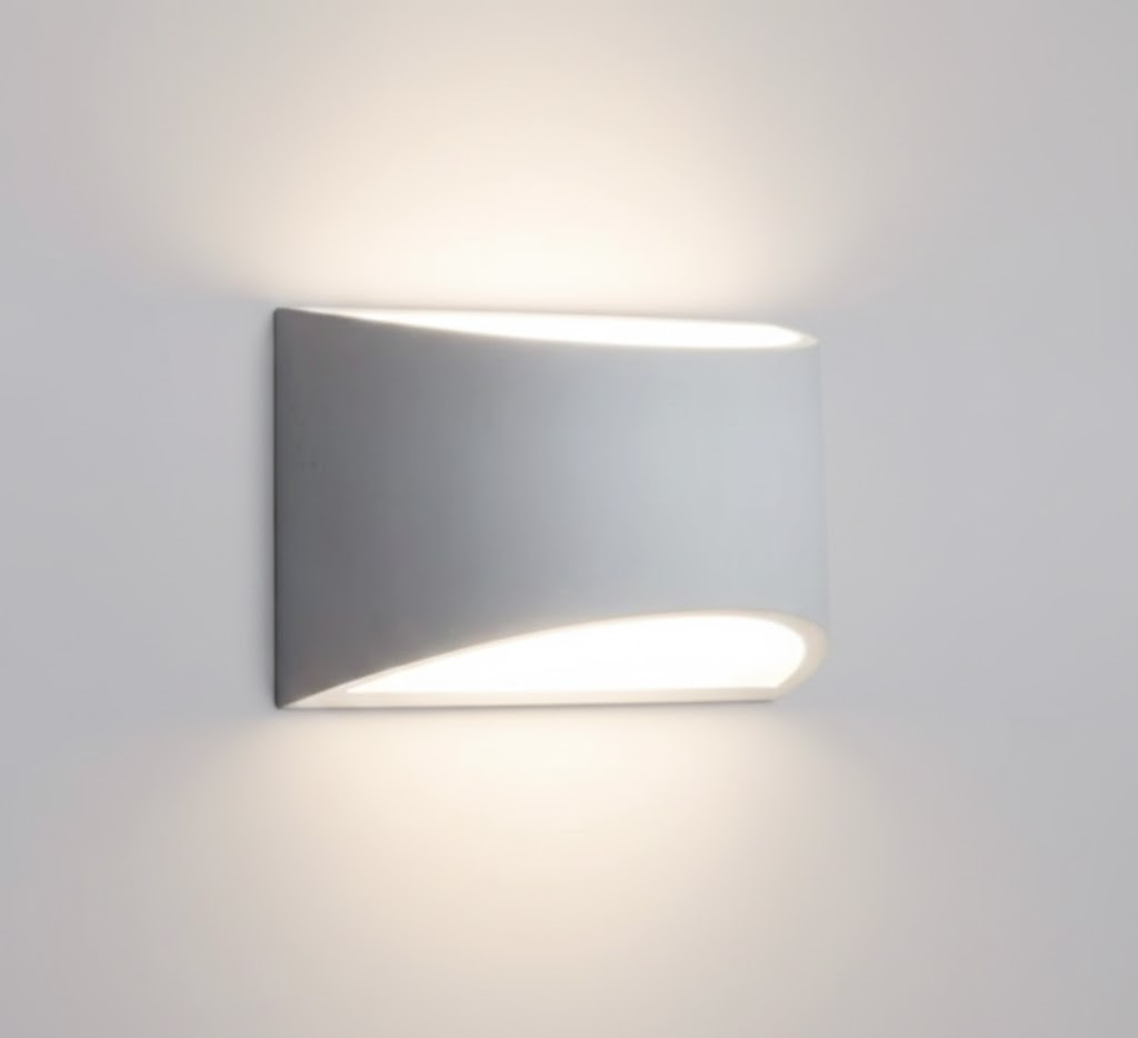 Lampe Murale Blanche Plâtre Éclairage Ambiant