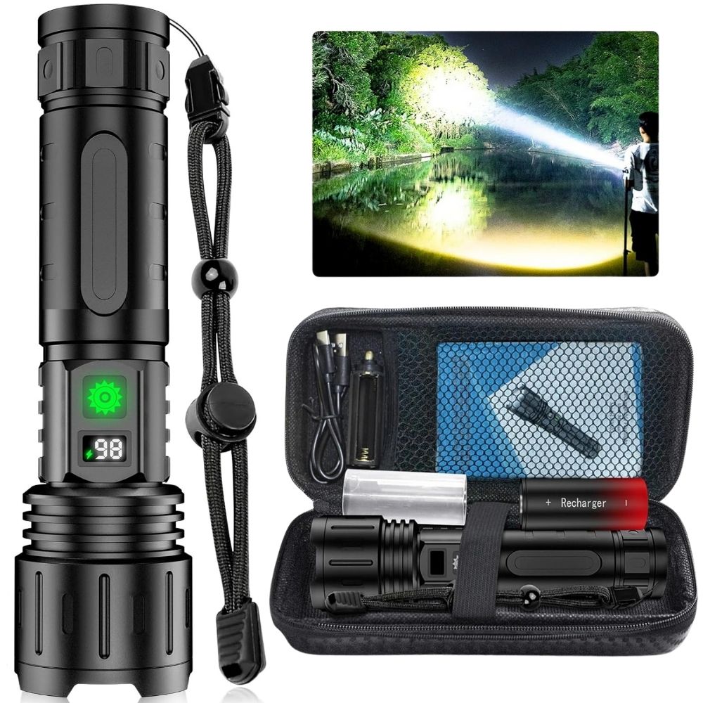 Lampe Torche Puissante et Ultra Lumineuse - blxckfr