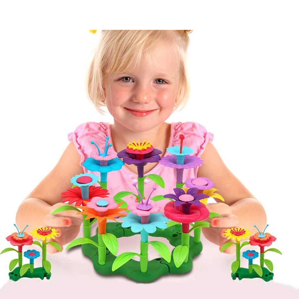 Jeu de Construction Fleurs Éducatif - BlxckFR