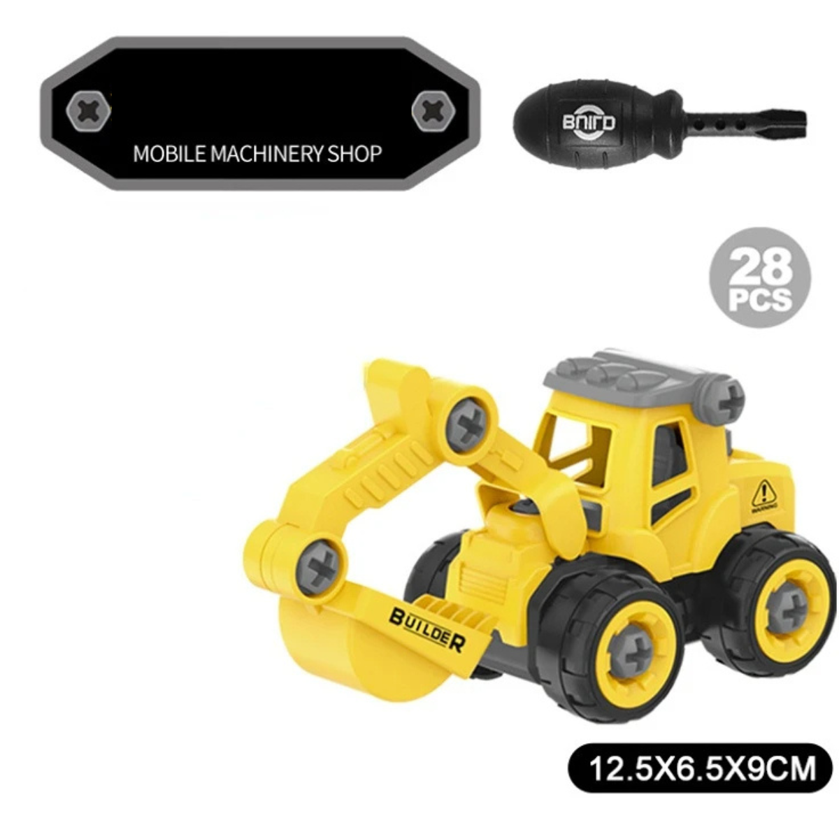 Jeux de Construction Creatifs pour Enfants - Set de Machines de Chantier
