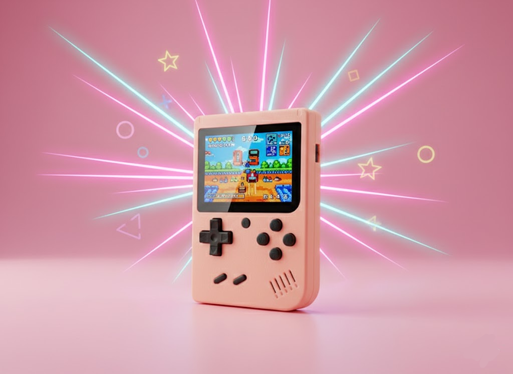 Console de Jeux Rétro Portable Vintage