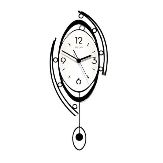 Horloge Murale Élégante Design Rétro - BlxckFR