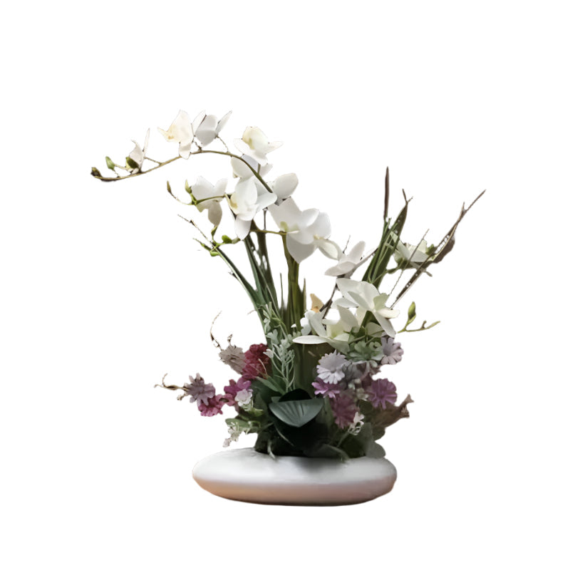 Orchidée Décorative en Vase Design