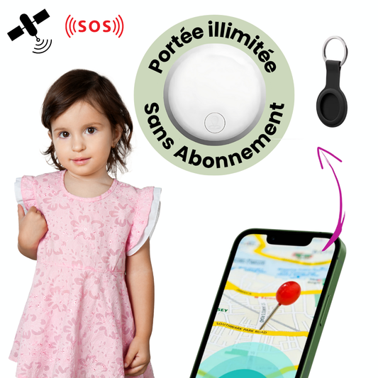 Traceur GPS Enfant - Localisation Discrète et Précise - blxckfr