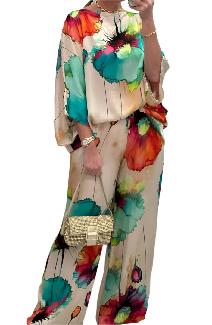 Ensemble Floral Décontracté