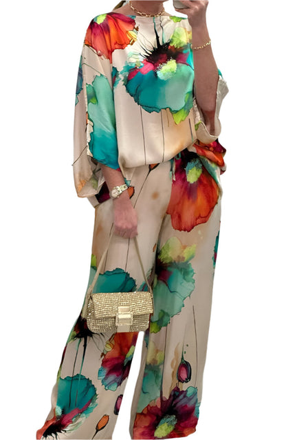 Ensemble Floral Décontracté