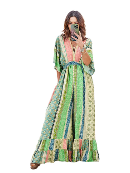 Combinaison Féminine Décontractée Boho Chic