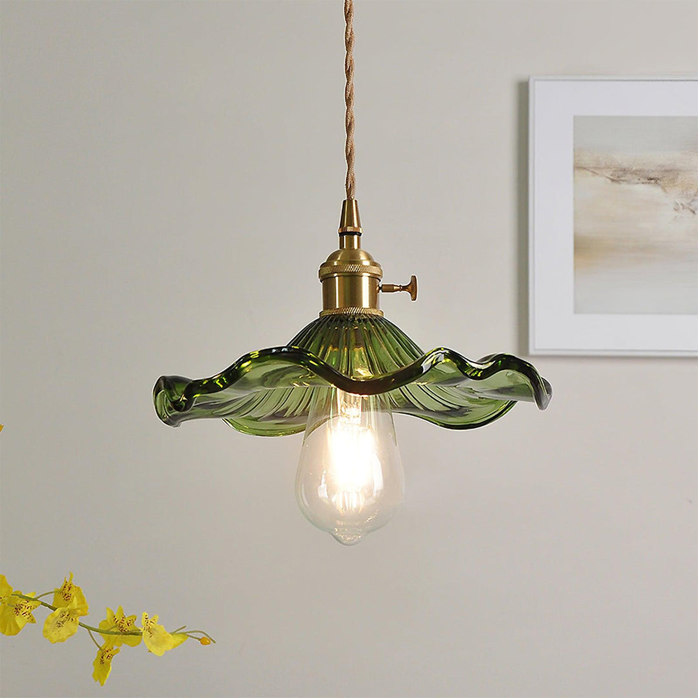 Lampe Suspendue LED Verre Délicat – Élégant et Chaud