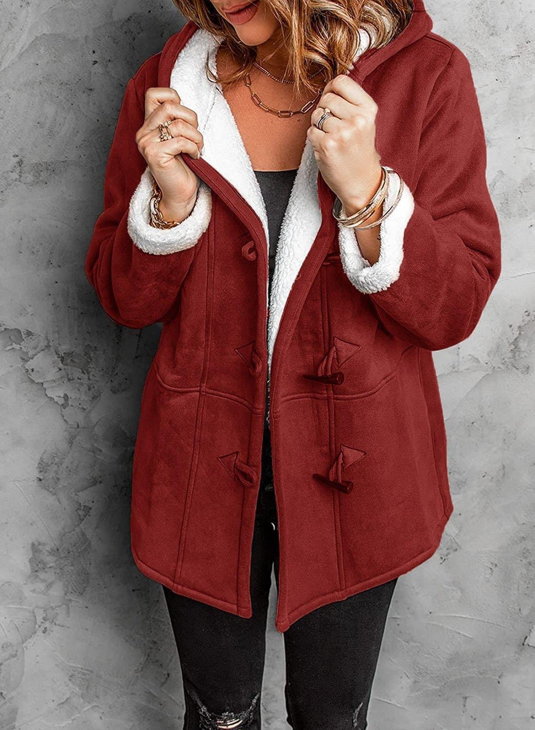 Manteau Femme Hiver Doublure Sherpa Chaude