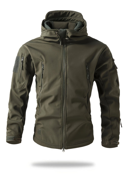 Veste à capuche zippée casual homme - BlxckFR
