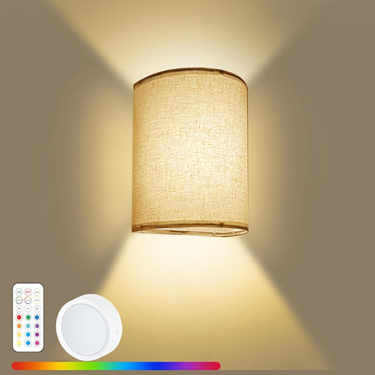 Lampe murale LED Colorée à distance - Foivo