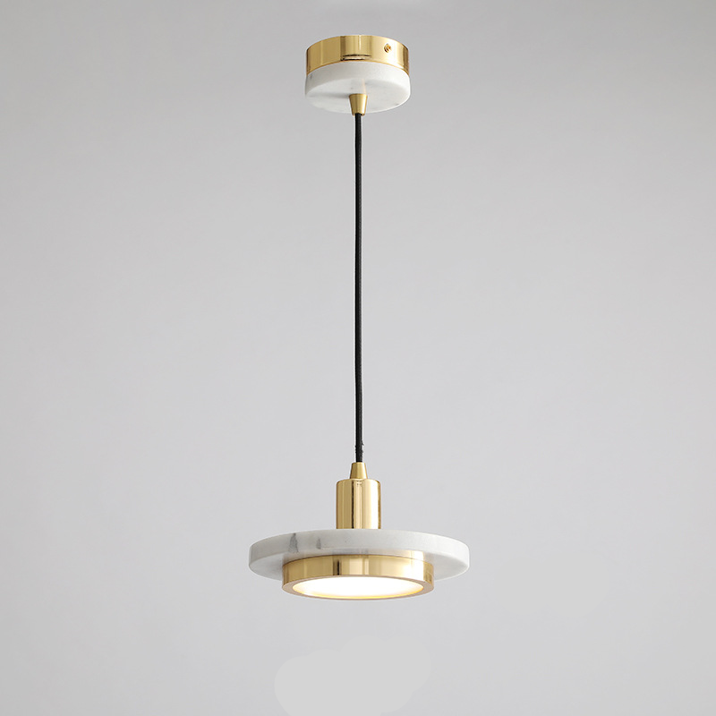 Lampe Plafond Marbre Design Élégant