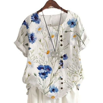 Chemisier femme fleuri chic et tendance
