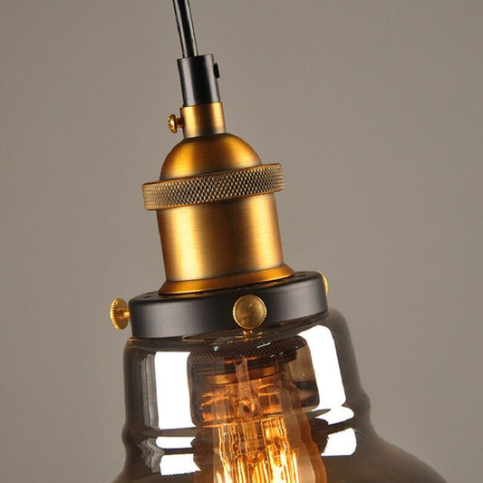 Luminaire Suspendu Verre Vintage Élégant - BlxckFR