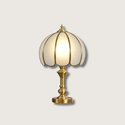 Lampe de Table en Métal et Verre Élégante Rétro Chic - Foivo