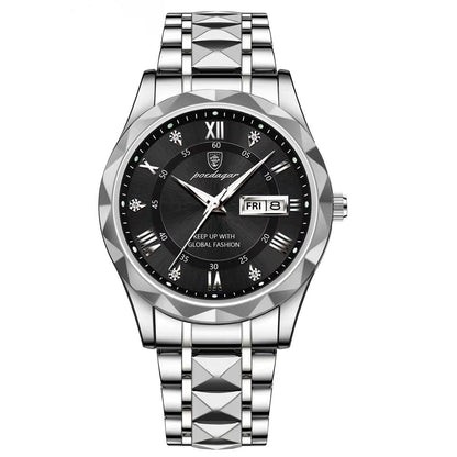 Montre Homme Sport Élégante Acier Inoxydable